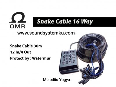 Kabel Snake OMR 16 Ch (12In 4Out)